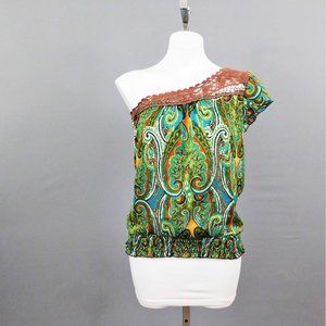 Soulmates Women Shirt Green Multicolor‎ M